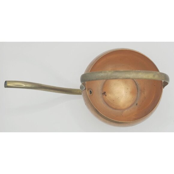 Vintage Coppercraft Guild Watering Can Mid-Century Modern Copper & Brass - Picture 5 of 8